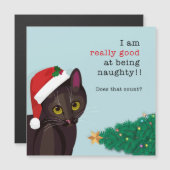 Wirklich gut bei Weihnachten Magnetkarte (Vorne/Hinten)