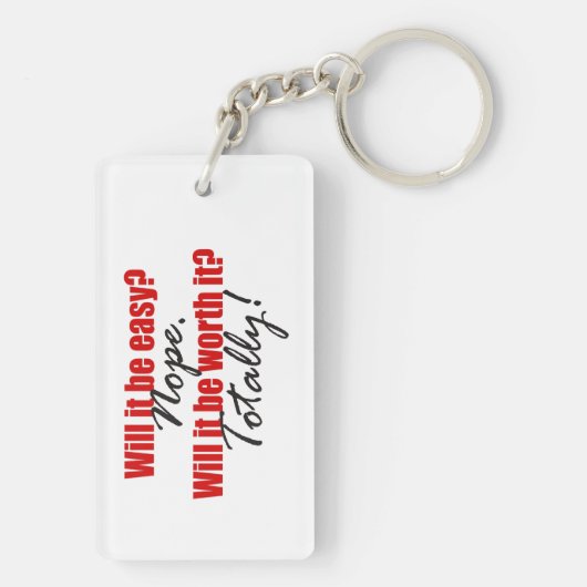 Wirklich gut! schlüsselanhänger (Rückseite)