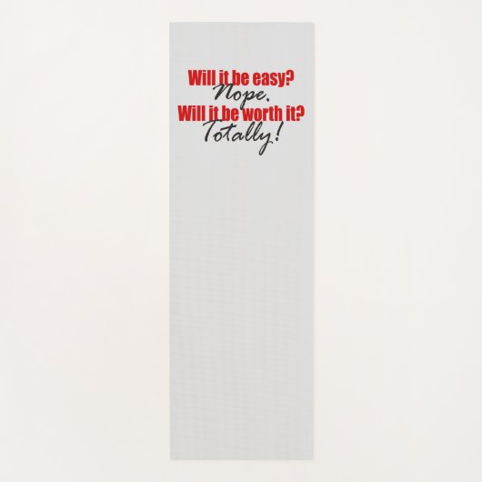 Wirklich gut! yogamatte (Vorderseite)