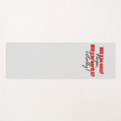 Wirklich gut! yogamatte (Vorderseite (Horizontal))