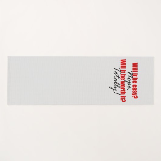 Wirklich gut! yogamatte (Vorderseite (Horizontal))