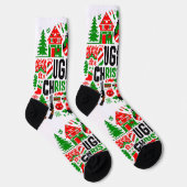 Wirklich hässliche Weihnachten Socken (Rechts)