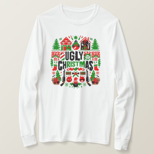 Wirklich hässliche Weihnachten T-Shirt (Design vorne)