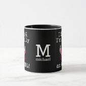 "Wirklich kundenspezifische Monogramm- u. Tasse (Zentrum)
