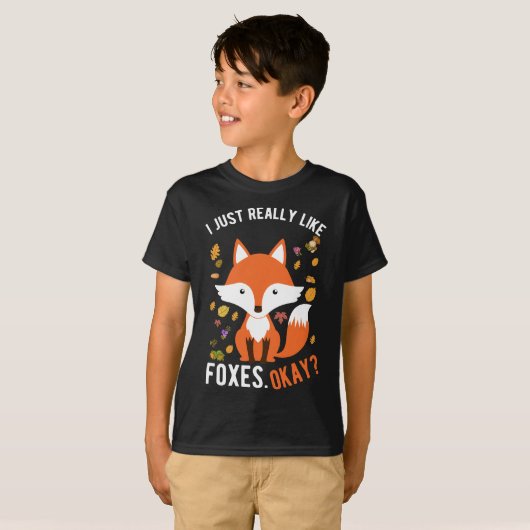 Wirklich Liebe Füchse Niedlich Fox T-Shirt (Vorne ganz)