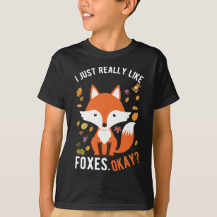 Wirklich Liebe Füchse Niedlich Fox T-Shirt