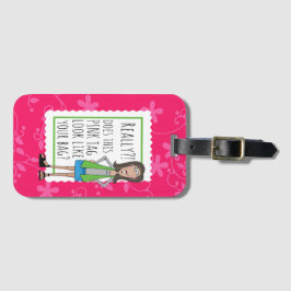 Wirklich?! Mag dieser rosa Umbaublick Ihre Tasche? Gepäckanhänger