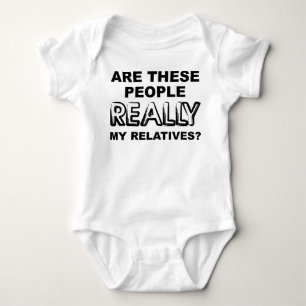 Wirklich Meine Verwandten Lustiger Romper Baby Strampler