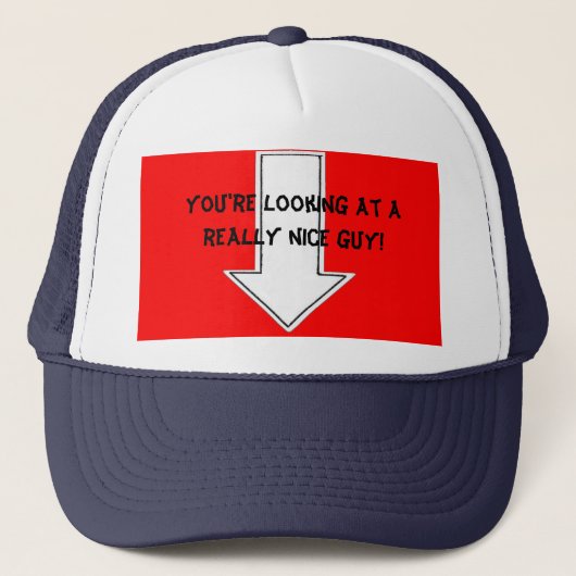 Wirklich netter Typ Hut Truckerkappe (Vorderseite)