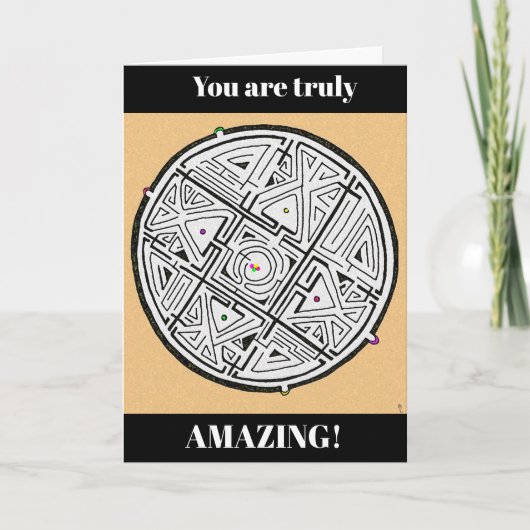 Wirklich phantastisch! Gut gemacht! So stolz auf d Karte (Vorderseite)