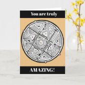 Wirklich phantastisch! Gut gemacht! So stolz auf d Karte (Gelbe Blume)