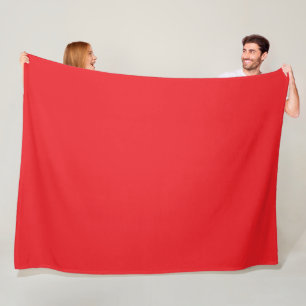 Wirklich Rot Fleecedecke