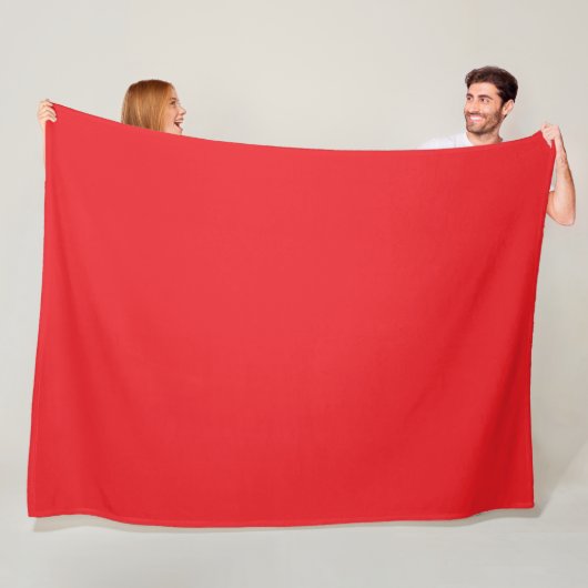 Wirklich Rot Fleecedecke (Beispiel)