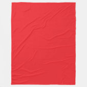 Wirklich Rot Fleecedecke (Vorderseite)