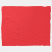 Wirklich Rot Fleecedecke (Vorderseite (Horizontal))