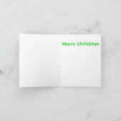 Wirklich Sankt! Feiertagskarte (Innenseite)