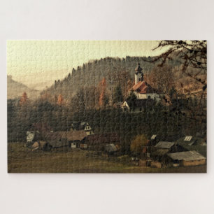 Wirklich schwierige Puzzles Autumn Village