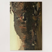 Wirklich schwierige Puzzles Autumn Village (Vertikal)