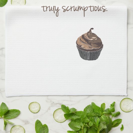 Wirklich Scrumptious DishTowel Handtuch (Gefaltet)