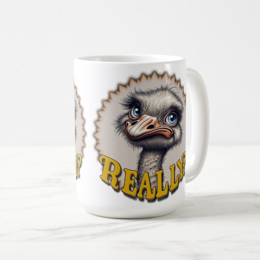 Wirklich Strauß Kaffeetasse (VorderseiteRechts)