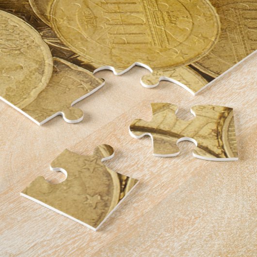 Wirklich unmögliche goldene Geldmünzen Puzzle (Seite)