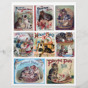 Wirklich Vintage Viktorianische Kinderbuchabdeckun