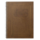 Wirklich Vintager Blick: altes, getragenes Notizblock (Vorderseite)