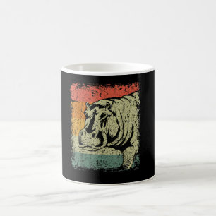 Wirklich Vintager Hippopotamus Hippo   Hippo Lover Kaffeetasse
