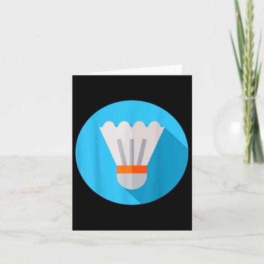 Wirklich wie Badminton Shuttle Birdie 8 Karte (Vorderseite)