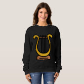 Wirklich wie Lyre-Stringinstrument Sweatshirt (Vorne ganz)