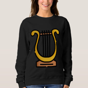 Wirklich wie Lyre-Stringinstrument Sweatshirt