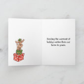 Wirklich wirklich Retro Feiertags-Grußkarte Feiertagskarte (Innenseite)