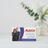 Wirkliche Anwesen-Agent-Geschäfts-Karte Visitenkarte (Stehend Vorderseite)