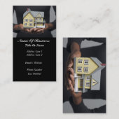 Wirkliche Anwesen-Agent-Geschäfts-Karte Visitenkarte (Vorne/Hinten)