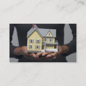 Wirkliche Anwesen-Agent-Geschäfts-Karte Visitenkarte (Rückseite)