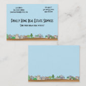 Wirkliche Anwesen-Agent-Geschäfts-Karte Visitenkarte (Vorne/Hinten)