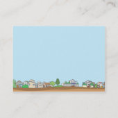 Wirkliche Anwesen-Agent-Geschäfts-Karte Visitenkarte (Rückseite)