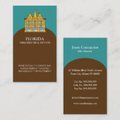 Wirkliche Anwesen-Agent-Geschäfts-Karten-Schablone Visitenkarte (Vorne/Hinten)