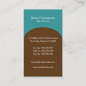 Wirkliche Anwesen-Agent-Geschäfts-Karten-Schablone Visitenkarte (Rückseite)