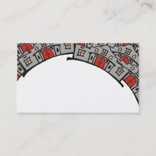 Wirkliche Anwesen-Agentgeschäftskarte Visitenkarte