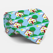 Wirkliche Anwesen-Agentrealtor-Haus-Hals-Krawatte Krawatte (Gerollt)