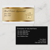 Wirkliche Anwesen-Bewertungs-Geschäfts-Karten Visitenkarte (Vorne/Hinten)