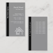 Wirkliche Anwesen-Geschäfts-Karte Visitenkarte (Vorne/Hinten)