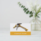 Wirkliche Anwesen-Geschäfts-Karte Visitenkarte (Stehend Vorderseite)