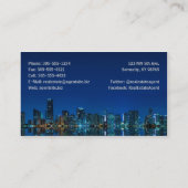 Wirkliche Anwesen-Geschäfts-Karte Visitenkarte (Rückseite)