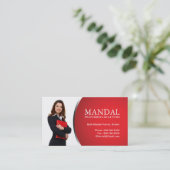 Wirkliche Anwesen-Geschäfts-Karte Visitenkarte (Stehend Vorderseite)