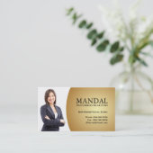 Wirkliche Anwesen-Geschäfts-Karte Visitenkarte (Stehend Vorderseite)