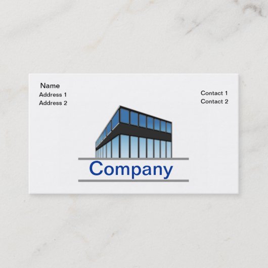 Wirkliche Anwesen-Geschäfts-Karte Visitenkarte (Vorderseite)