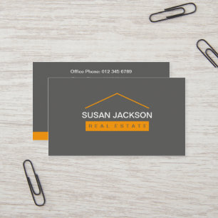 Wirkliche Anwesen-Geschäfts-Karte Visitenkarte