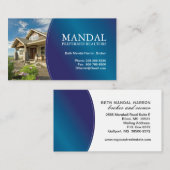 Wirkliche Anwesen-Geschäfts-Karte Visitenkarte (Vorne/Hinten)